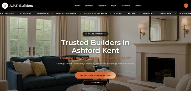 APT Builders Webpage