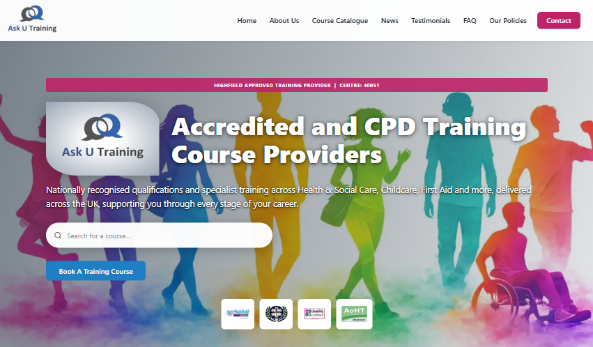 Ask u Training webpage